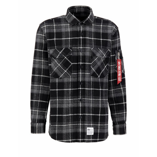 Flannel Shirt - black/grey