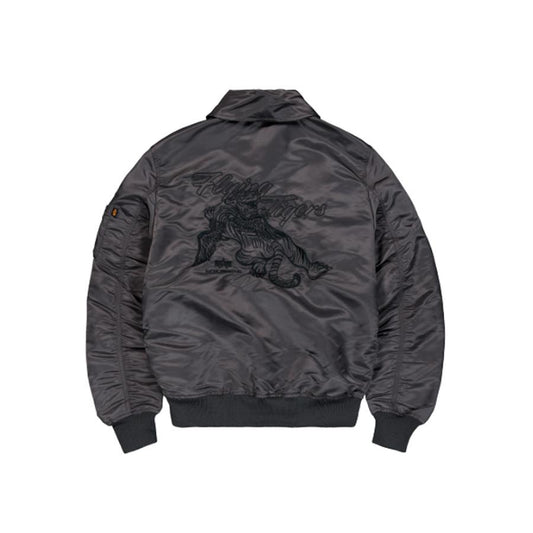 Flying Tigers CWU Bomber Jacket - vintage grey
