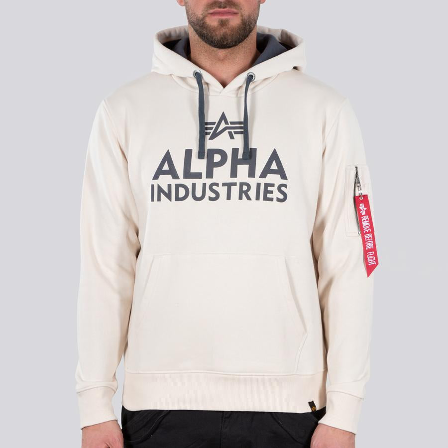 Foam Print Hoody - jet stream white