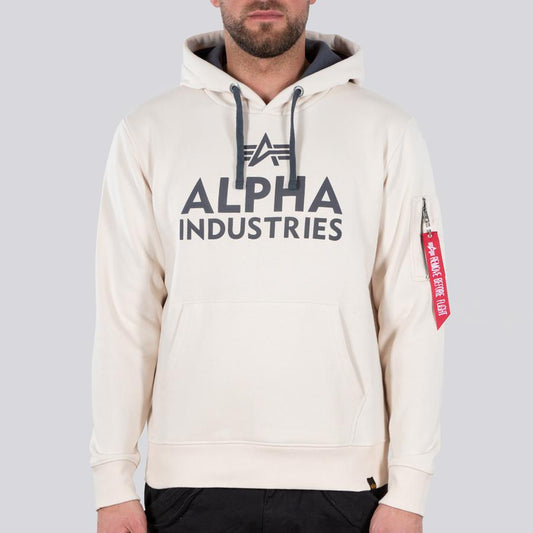 Foam Print Hoody - jet stream white