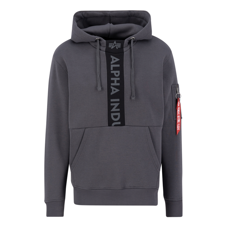 Front Print Hoody - vintage grey
