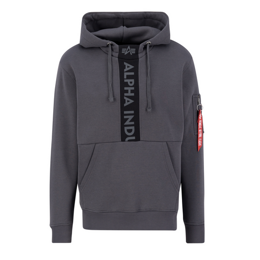 Front Print Hoody - vintage grey