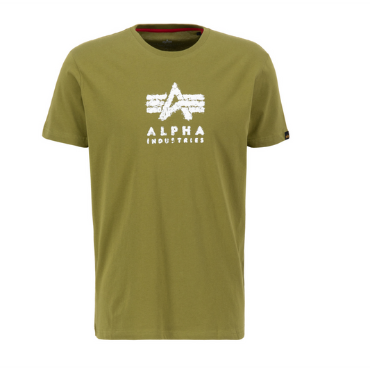 Grunge Logo T - moss green