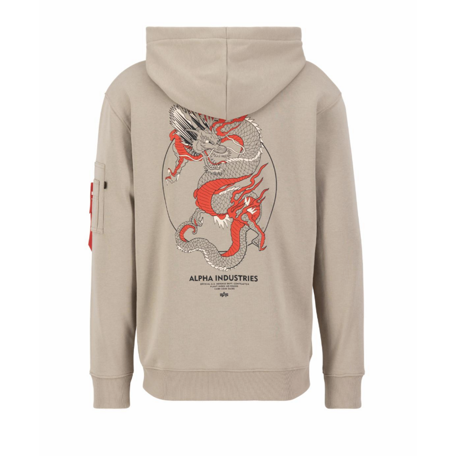 Heritage Dragon Hoody - vintage sand