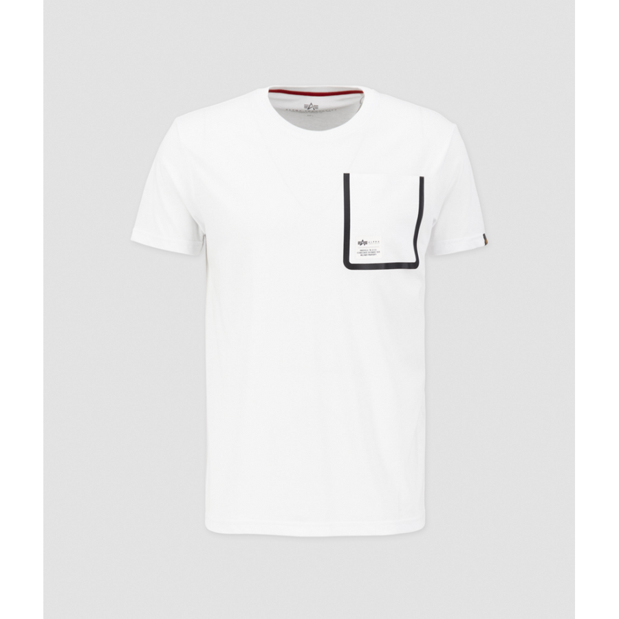 Label Pocket T - white