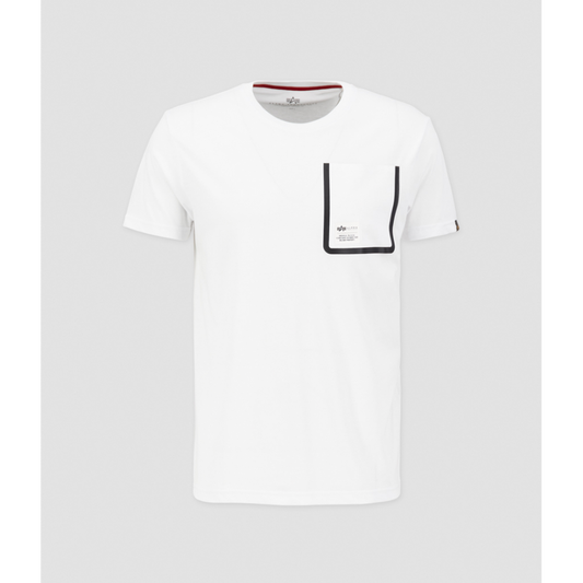 Label Pocket T - white