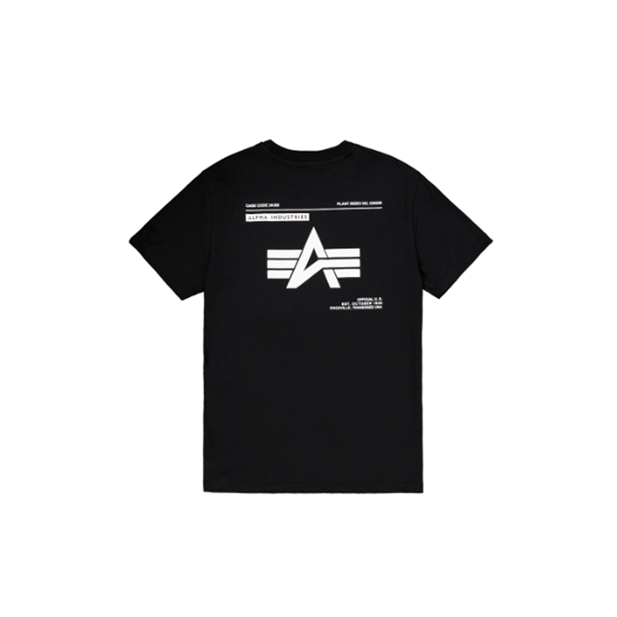 Label Backprint T-Shirt - black