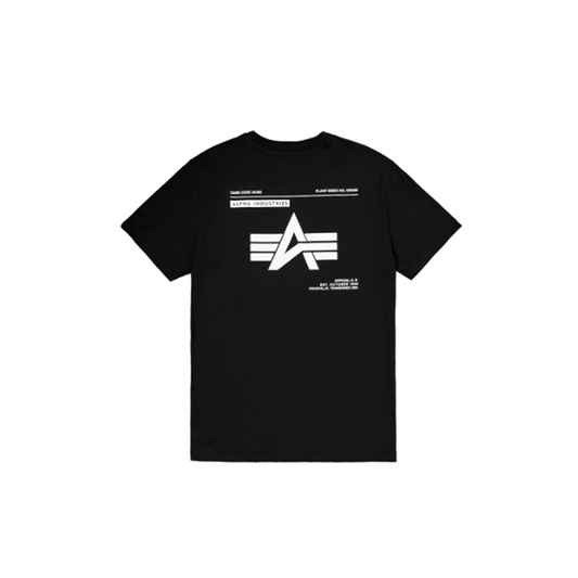 Label Backprint T-Shirt - black