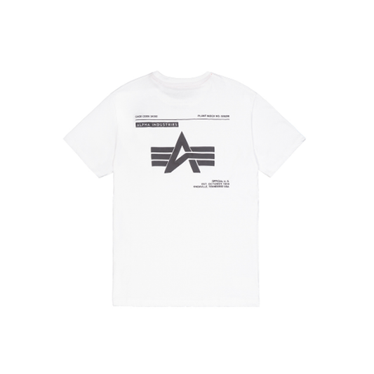 Label Backprint T-Shirt - white