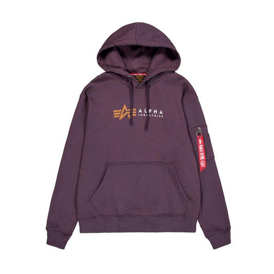 Alpha Label Hoodie - plum
