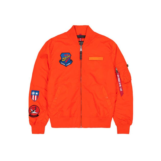 MA-1 TT Flying Tigers Bomber Jacket - boost orange
