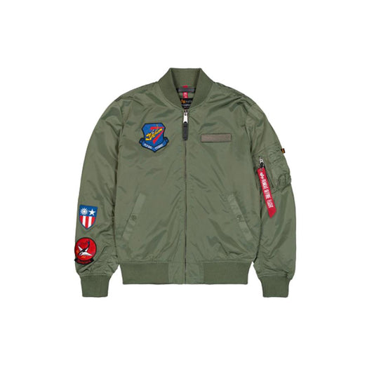 MA-1 TT Flying Tigers Bomber Jacket - sage green