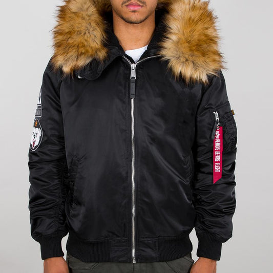 MA-1 Hooded Arctic - black