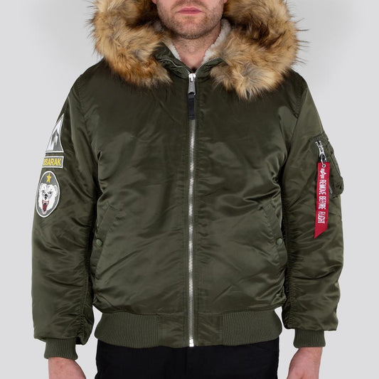 MA-1 Hooded Arctic - dark olive