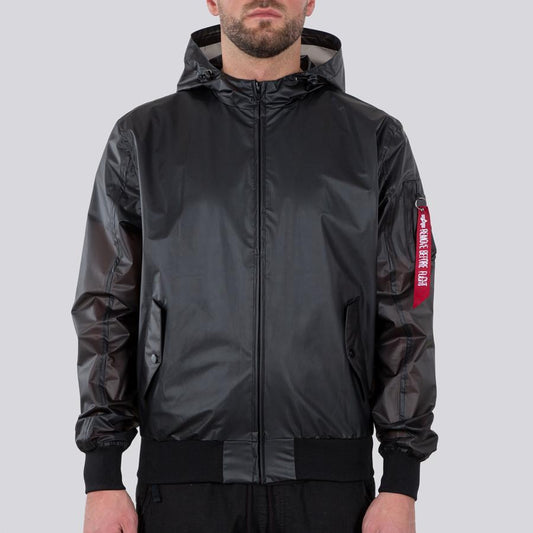 MA-1 Hooded Rainjacket - black