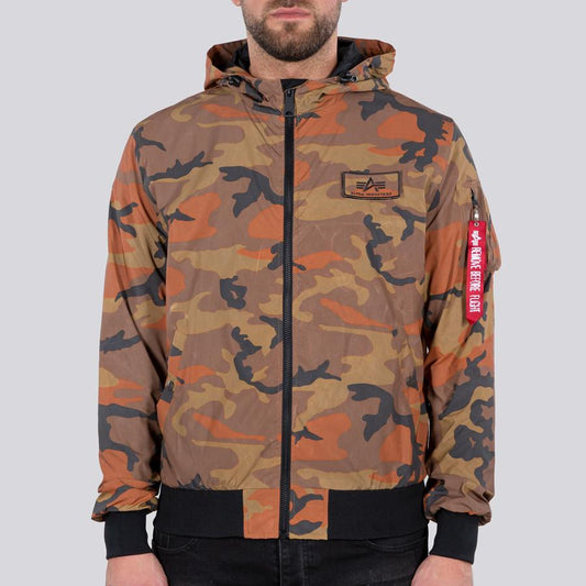 MA-1 LW Hooded Reflective Camo - orange camo