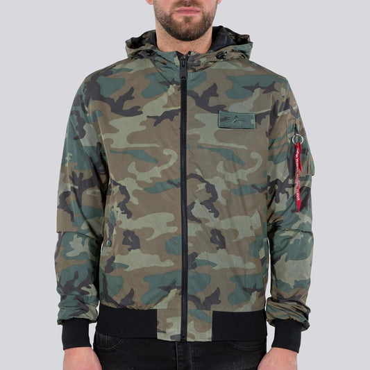 MA-1 LW Hooded Reflective Camo - woodcamo65