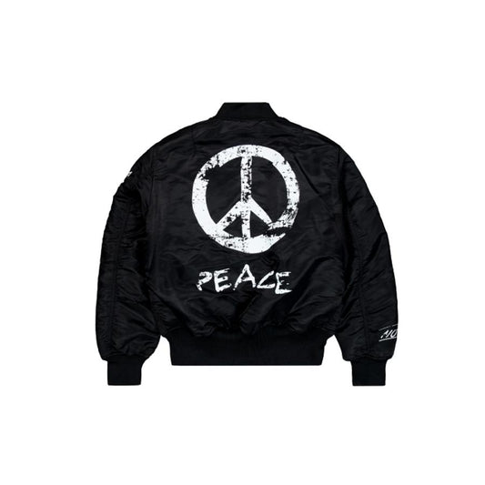 MA-1 Peace Bomber Jacket - black