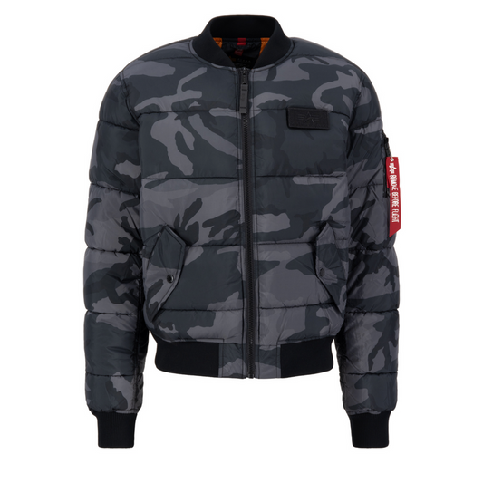 MA-1 Puffer Bomber Camo - black camo