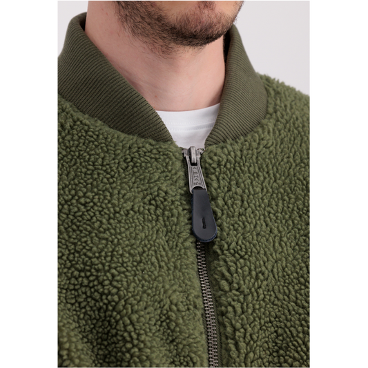 MA-1 Teddy - sage green