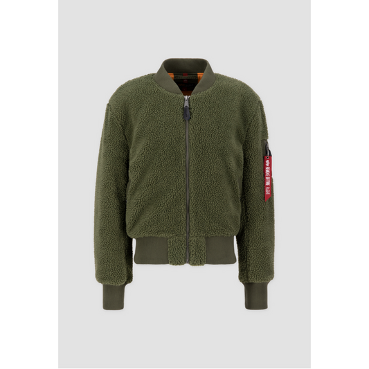 MA-1 Teddy - sage green