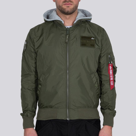 MA-1 TT Hood Custom - dark olive
