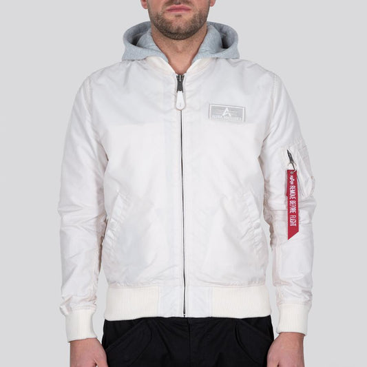 MA-1 TT Hood - jet stream white