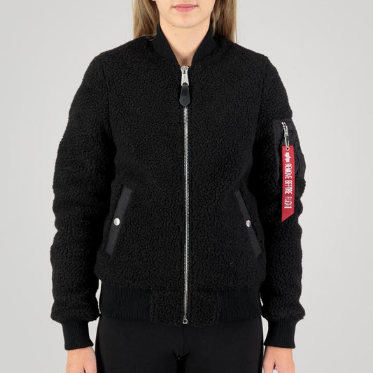 MA-1 VF Teddy Woman - black