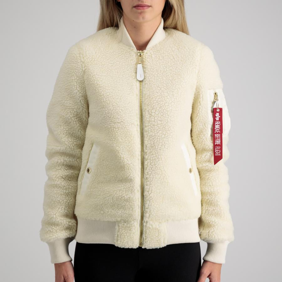 MA-1 VF Teddy Woman - off white