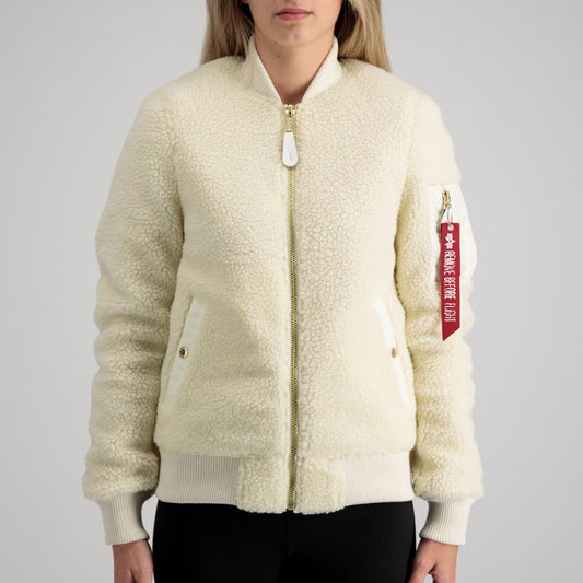MA-1 VF Teddy Woman - off white