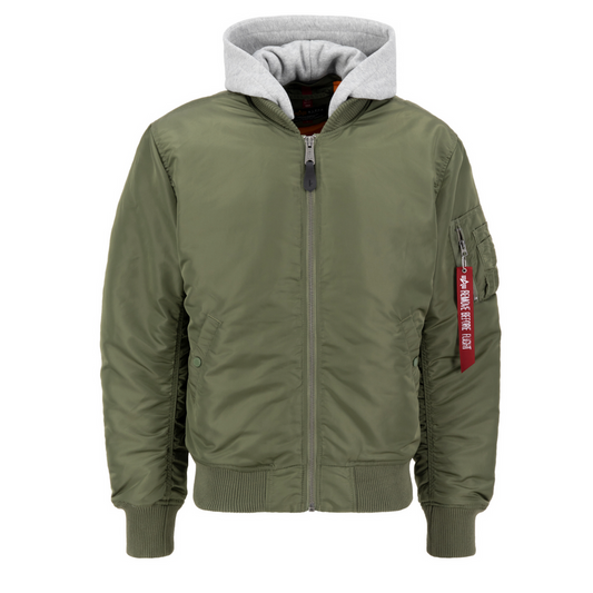 MA-1 ZH Back EMB - sage green