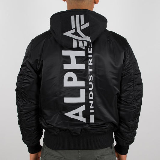 MA-1 ZH Backprint - black/reflective