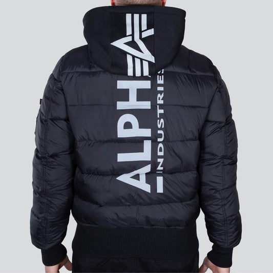 MA-1 ZH Backprint Puffer FD - black/reflective