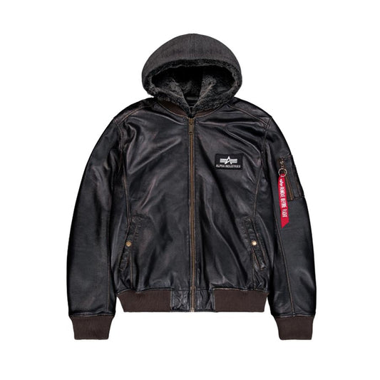 MA-1 D-Tec Leather - vintage brown