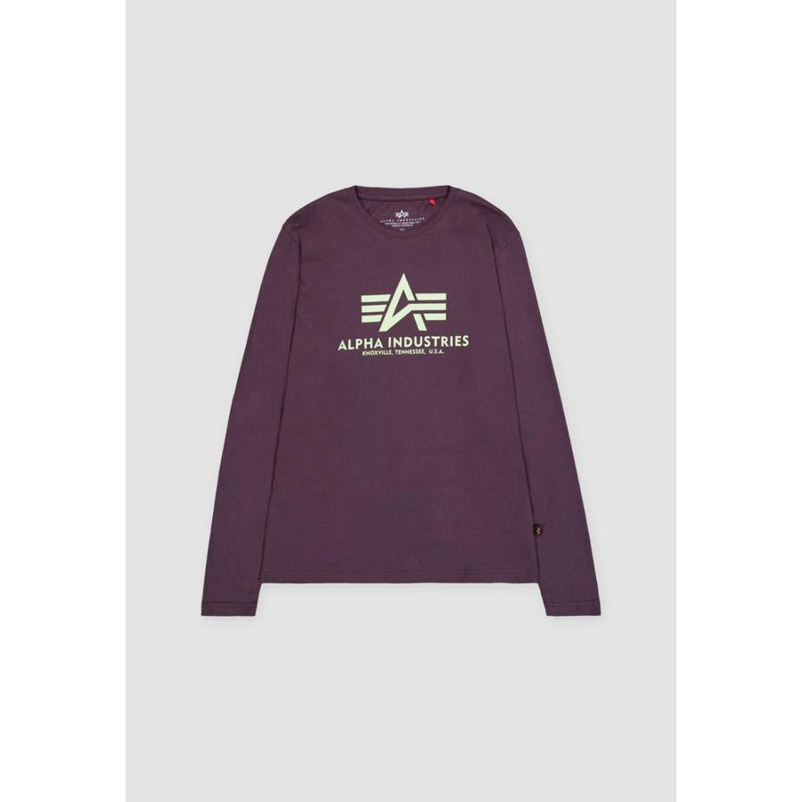 Basic T - LS - plum