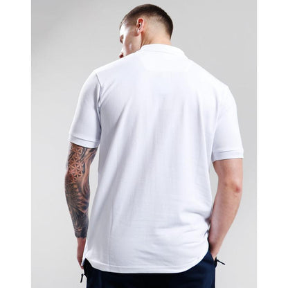 Embroidered Siren Polo Shirt - white