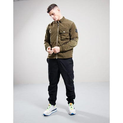 Krinkle Nylon Overshirt - khaki
