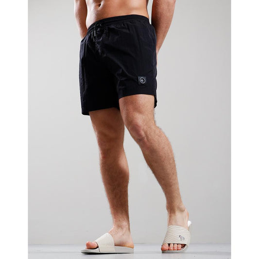Krinkle Nylon Swim Short - black