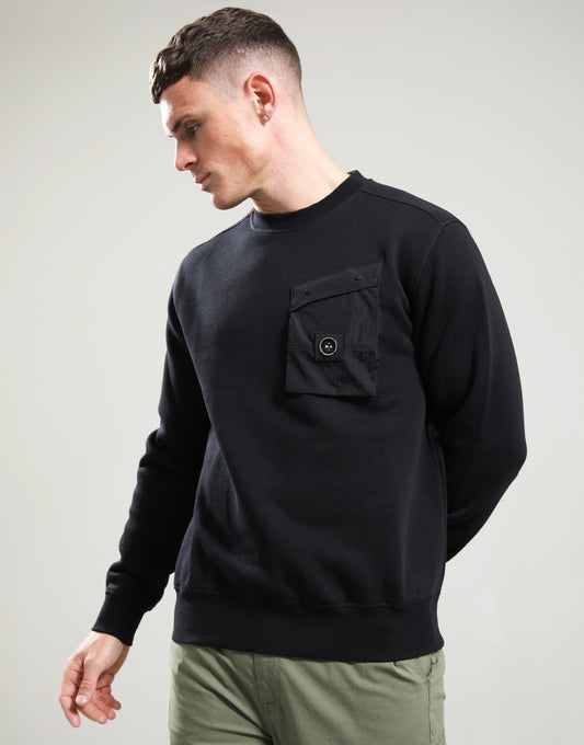 Proccera Crew Neck Sweat - Black