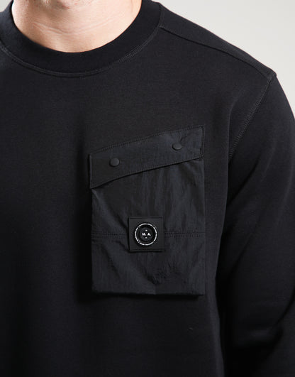 Proccera Crew Neck Sweat - Black