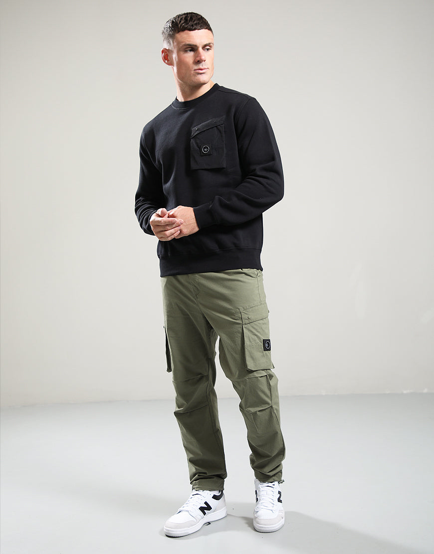 Proccera Crew Neck Sweat - Black