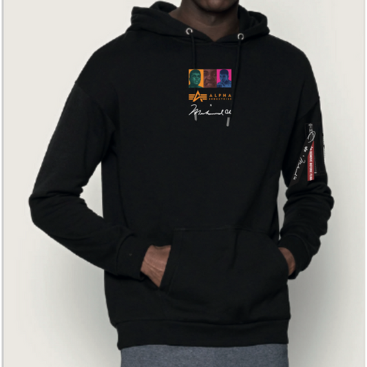 Muhammad Ali Pop Art Hoody - black