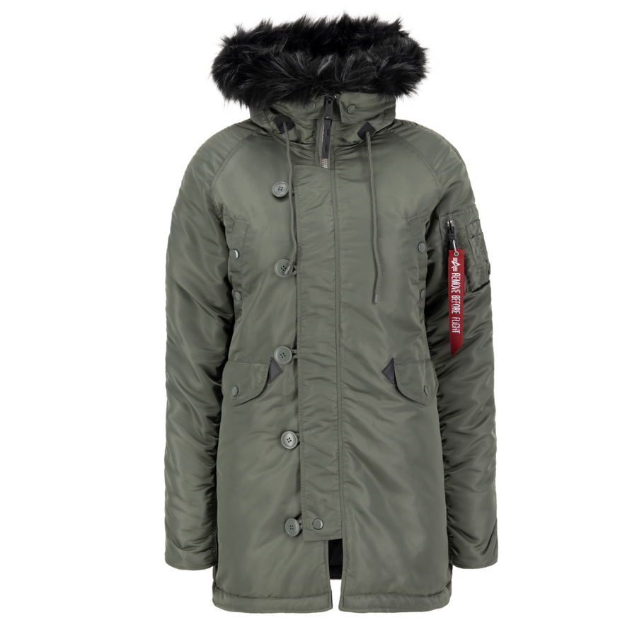 N3B VF 59 Woman - vintage green/black