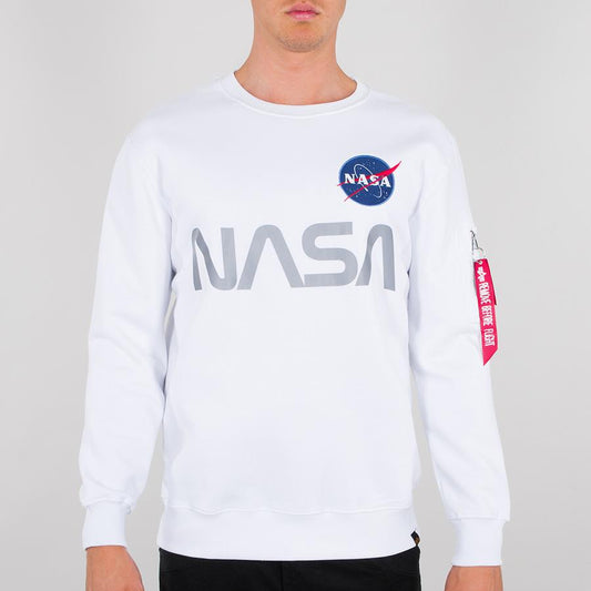 NASA Reflective Sweater - white