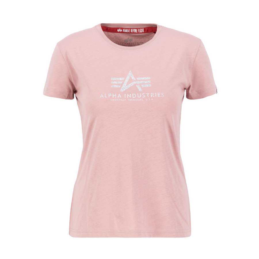 New Basic T G Woman - silver pink