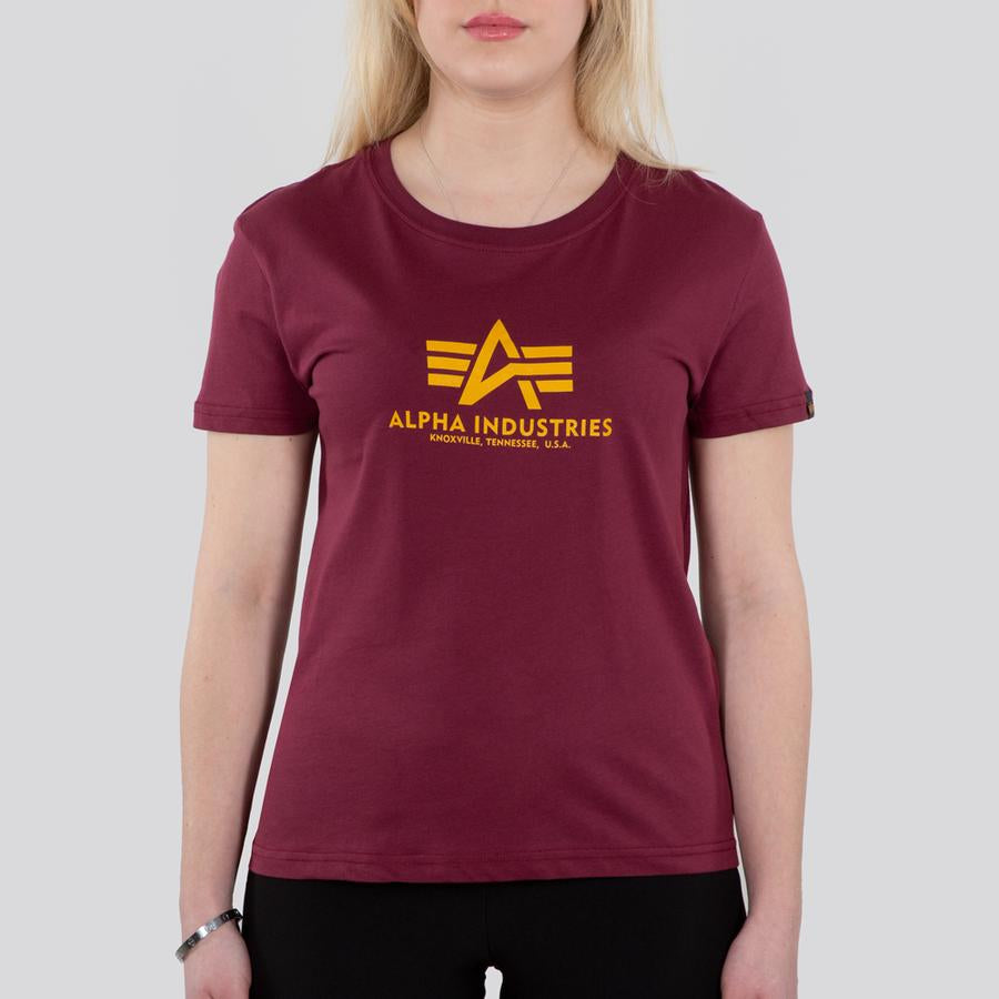 New Basic T Woman - burgundy