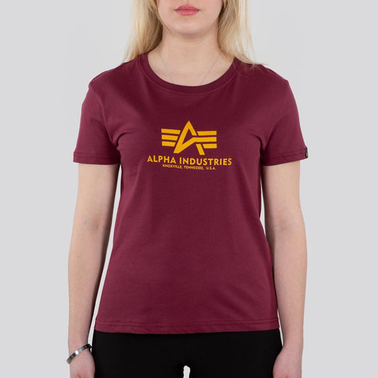New Basic T Woman - burgundy