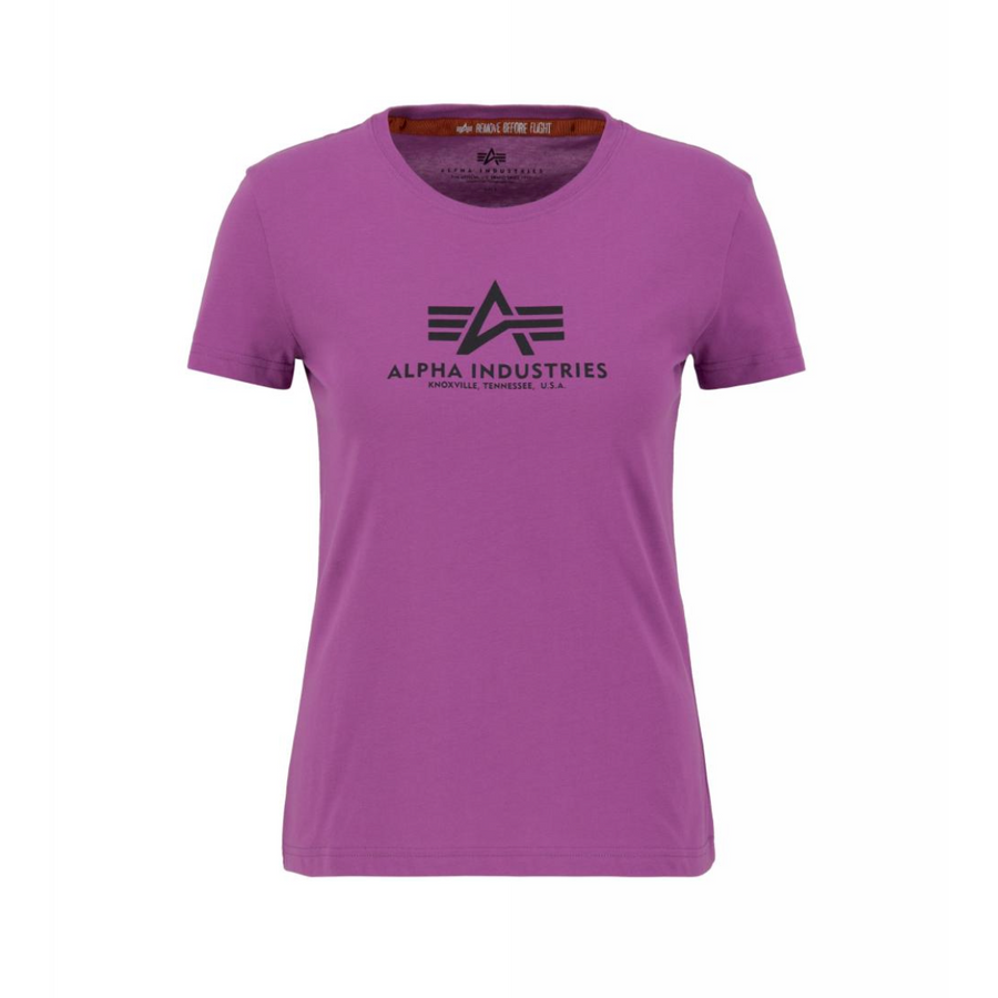 New Basic T Woman - dark magenta