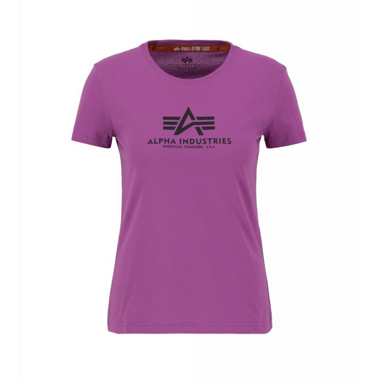 New Basic T Woman - dark magenta