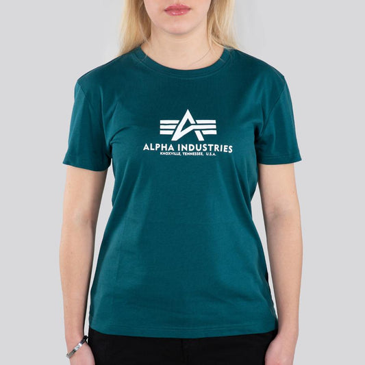 New Basic T Woman - deep petrol